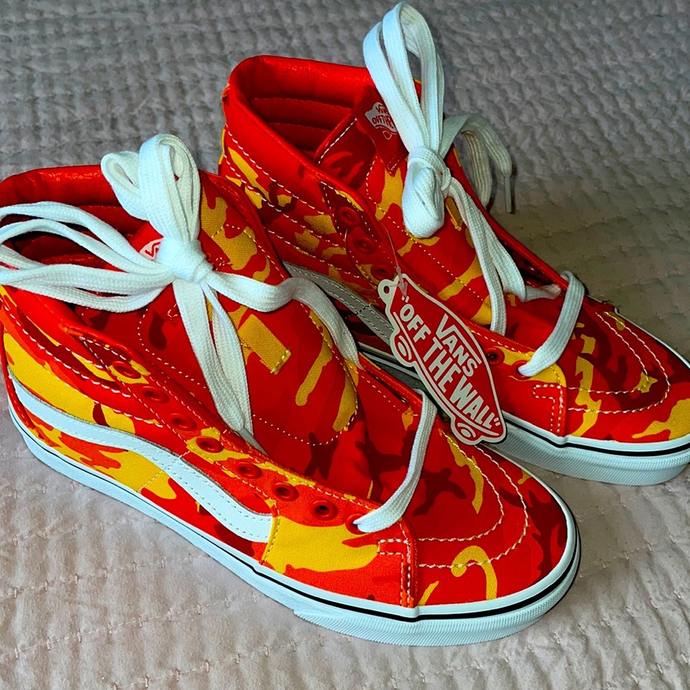 Vans SK 8 hi Camo Orange